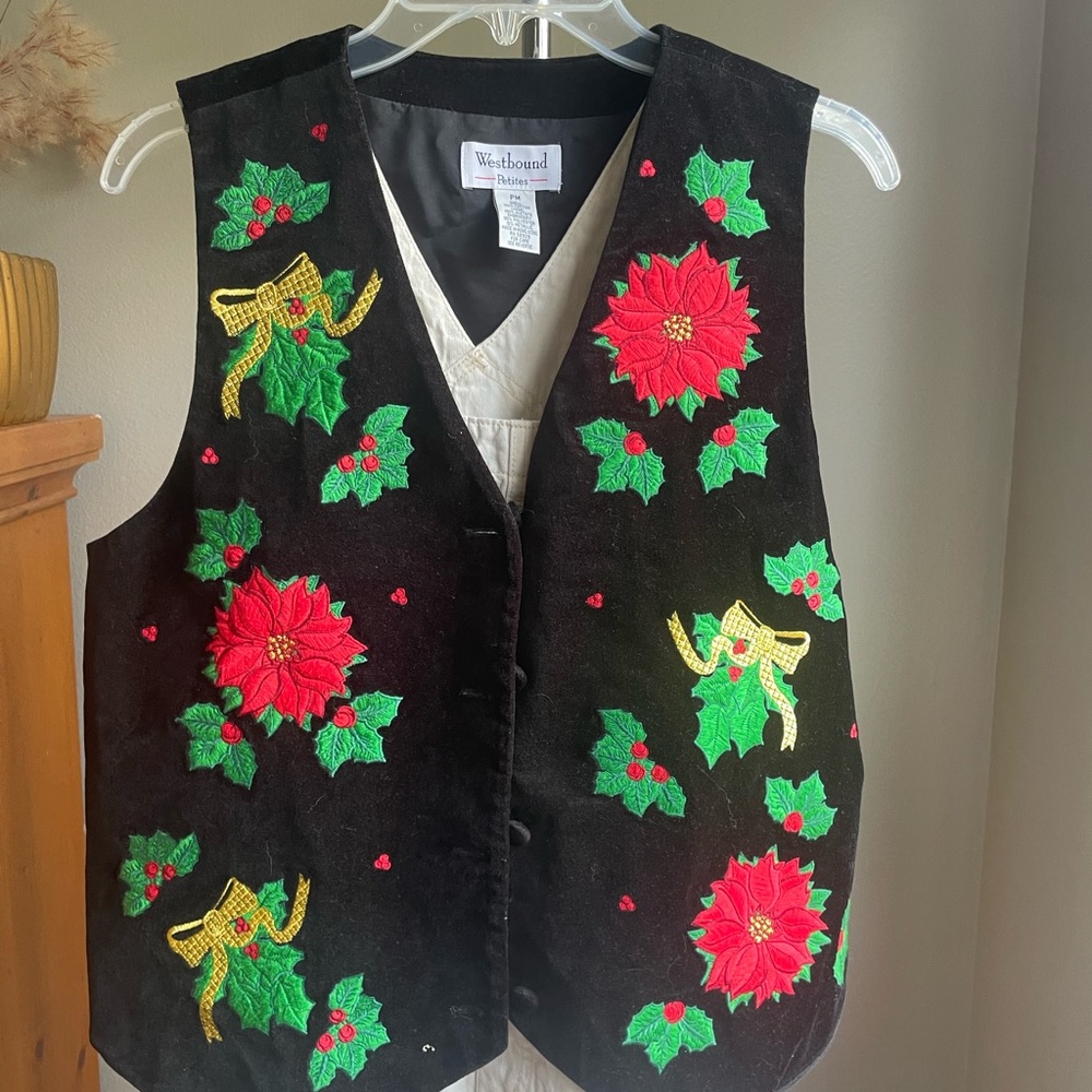 Westbound Black and Cream Vest
